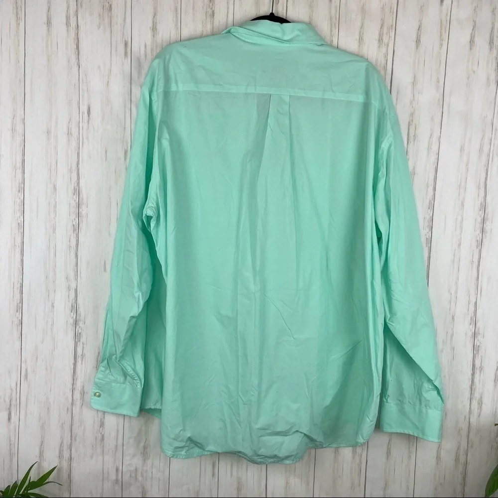 Vineyard Vines XL mint long sleeve button down dress shirt